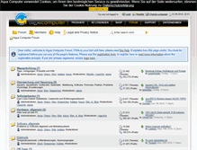 Tablet Screenshot of forum.aquacomputer.de